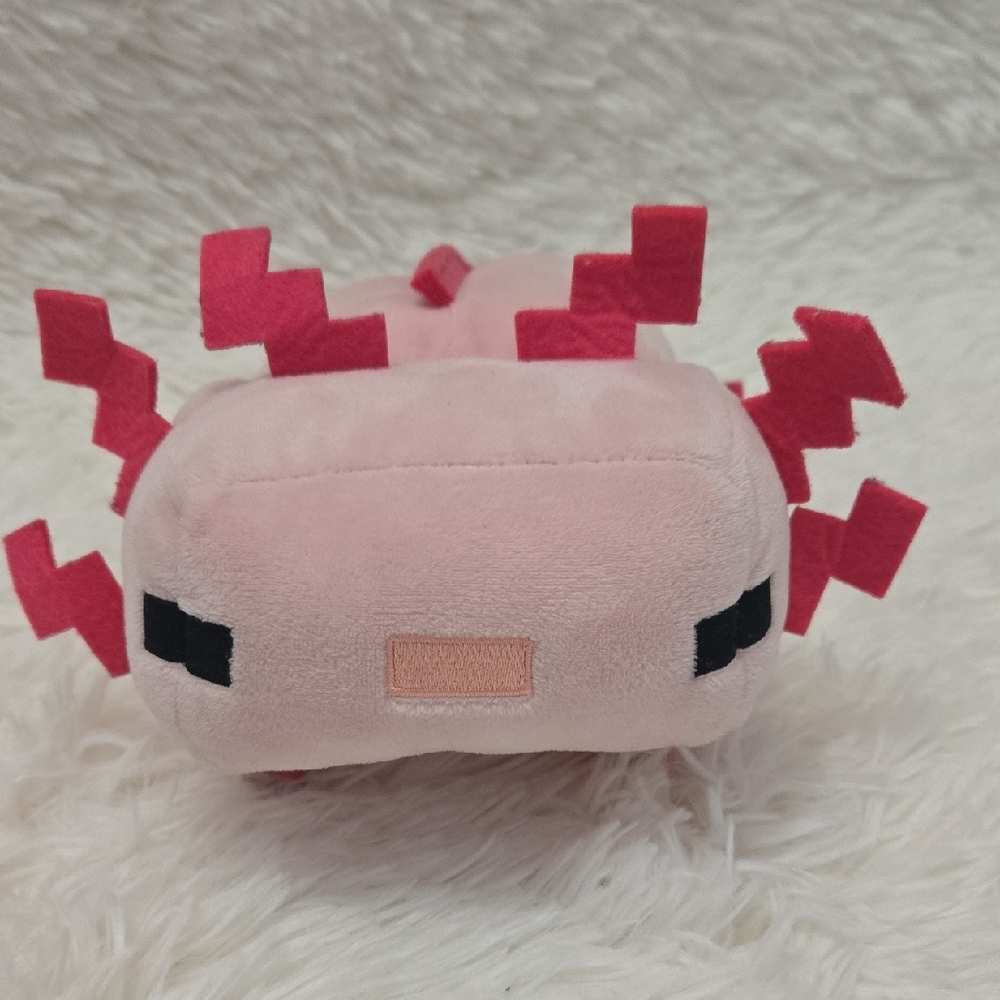 Minecraft Pink Plush Axolotl Toy
